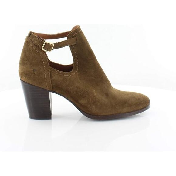 Frye Womens Meghan Suede Shooties Chestnut Size 7.5 B US - Picture 3 of 9